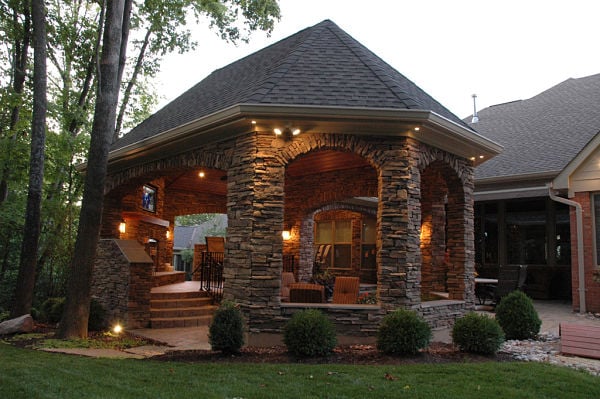 outdoor living room addition