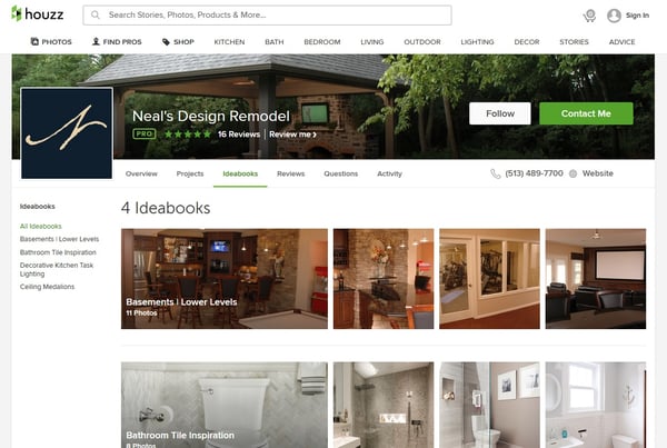 Neal's Houzz Pro Page