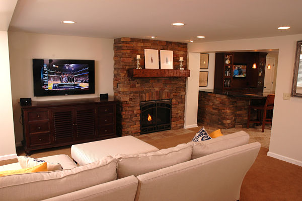 Multipurpose Lower Level Family Room