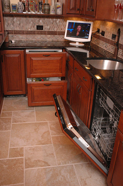 basement kitchenette