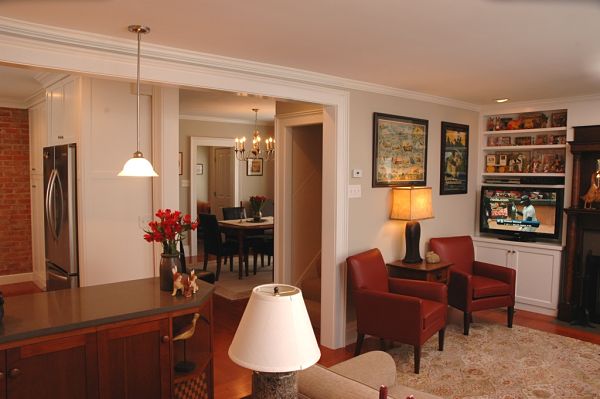 remodeled family and living room