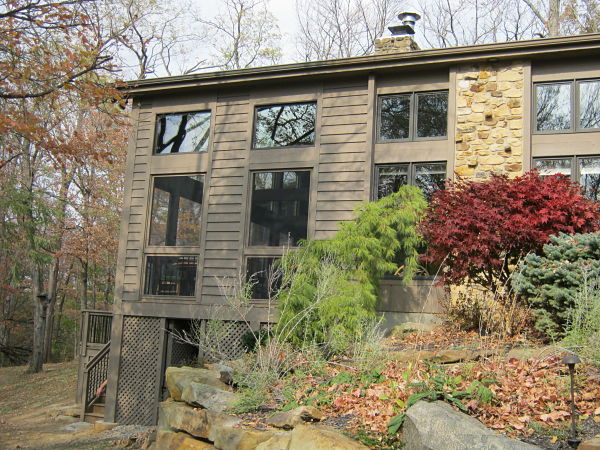 porch addition complements home architecture