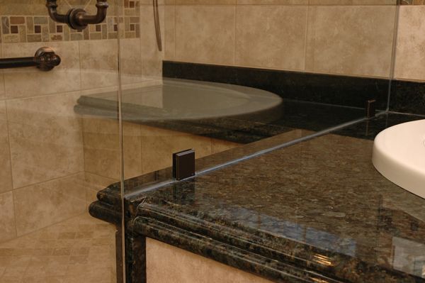 bathroom counter design detail