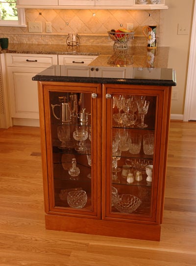 kitchen display cabinet