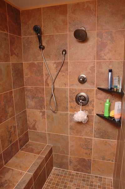 Design Ideas For Walk In Showers, Walk In Tile Shower No Door Ideas