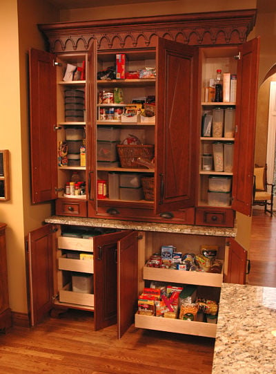 8 Kitchen Pantry Cabinet and Shelf Ideas That Solve Storage Problems