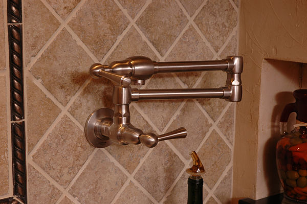 wall mounted pot filler