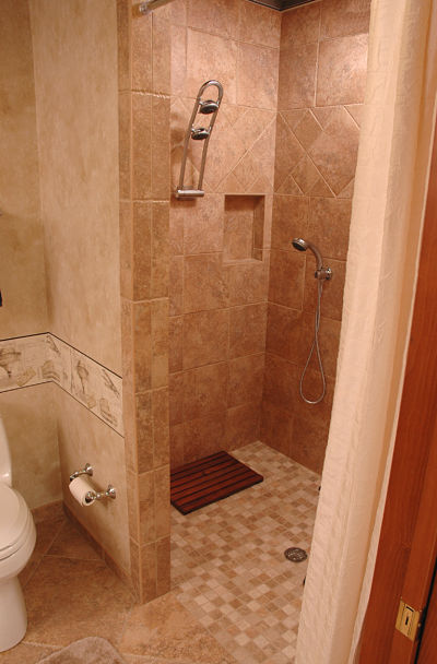 Lower Level Bathroom with Walk-in Shower