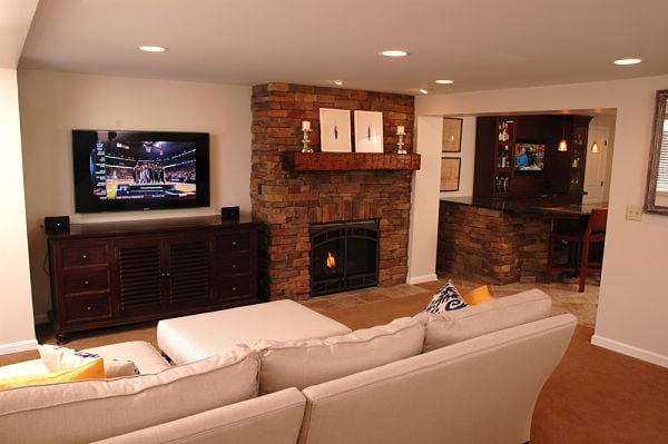 Multipurpose Lower Level Family Room