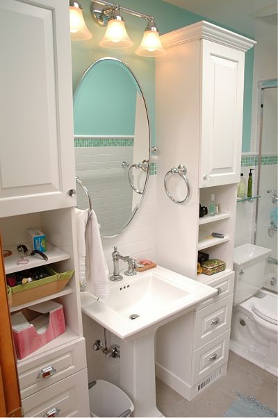 Small bathroom storage