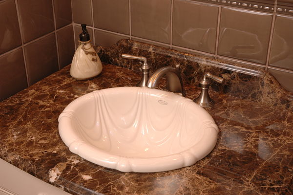 kohler drop in bathroom sink