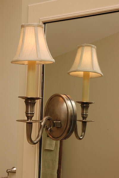 Sconce Light Built Into Mirror