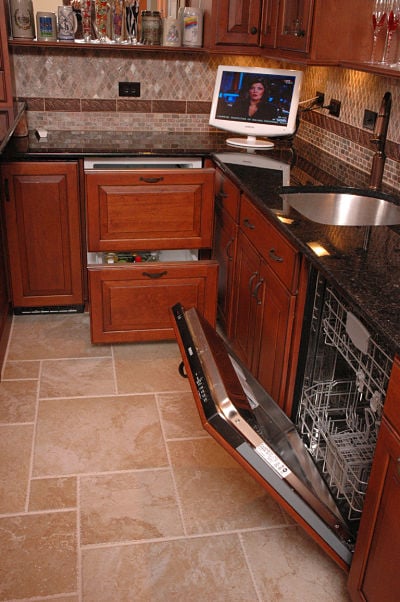 basement kitchenette