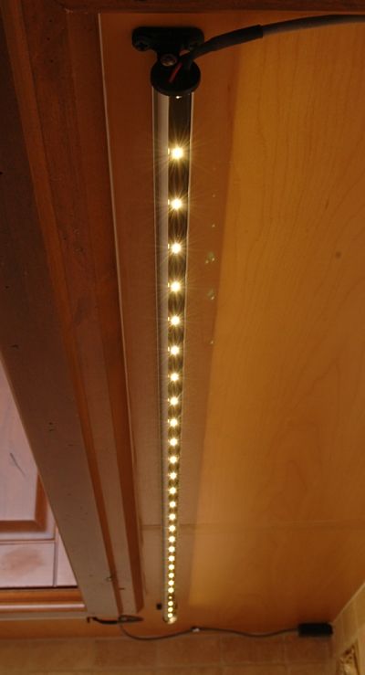 undercabinet LED strip light fixture