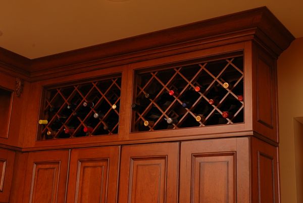 kitchen custom wine rack
