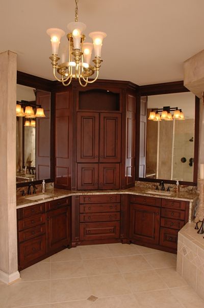 master bathroom with ambient lighting