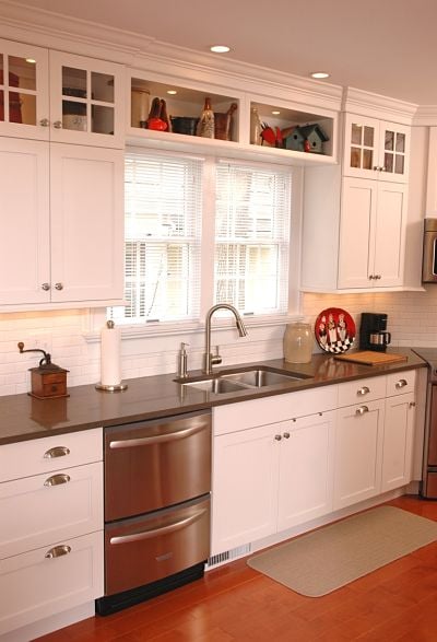 renovated galley kitchen