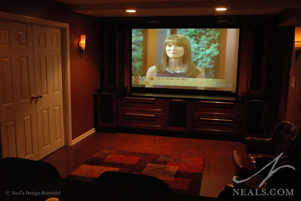 basement media room