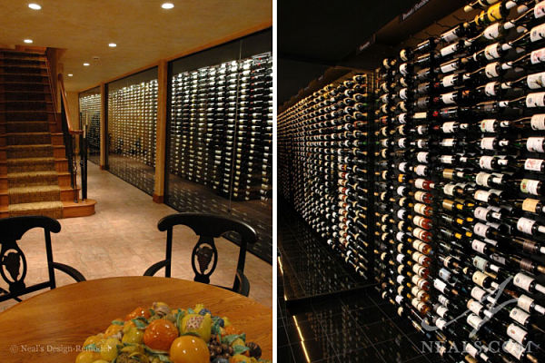 glass wine cellar