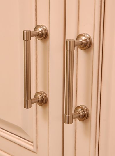 satin nickel cabinet pulls