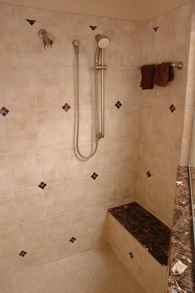 walk in shower tile design