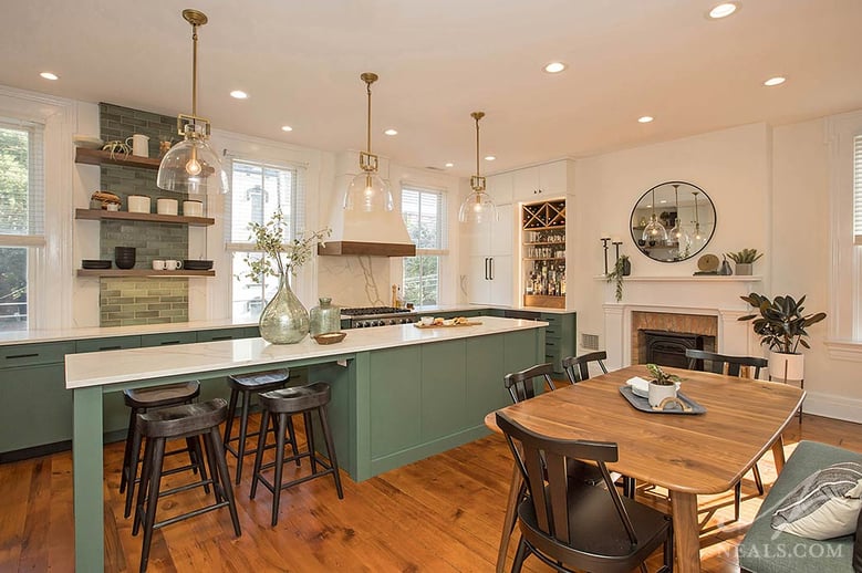 Transitional Kitchen in Prospect Hill OTR