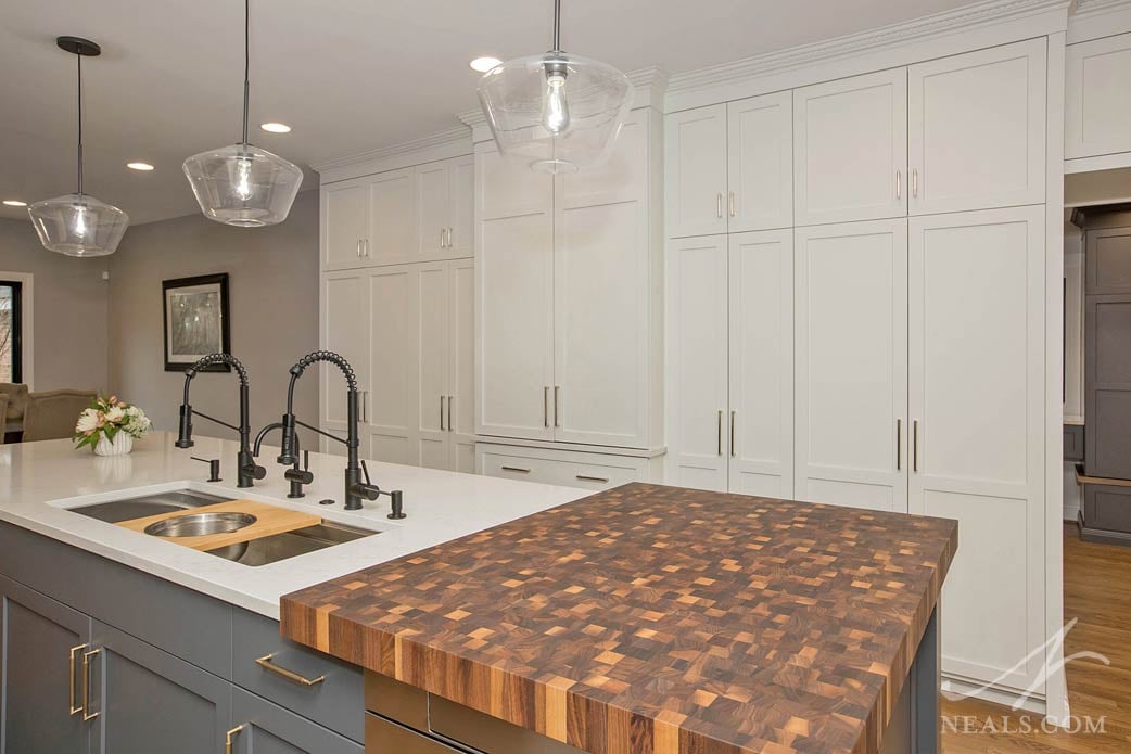 Recessed Panel Cabinetry in the Kitchen