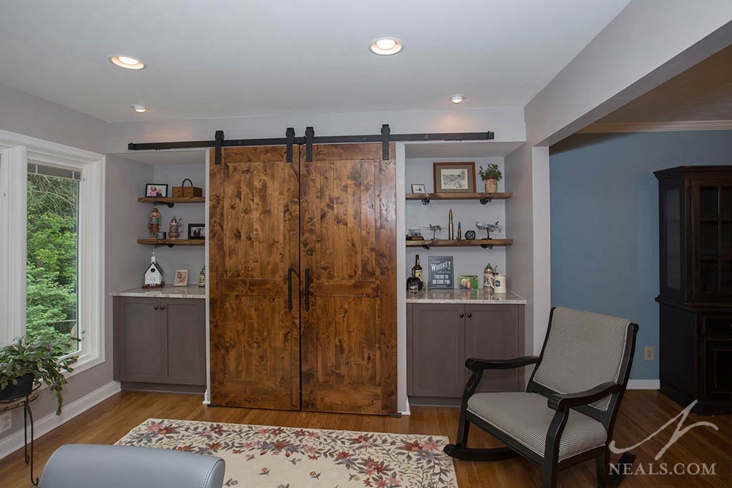 barn door pantry