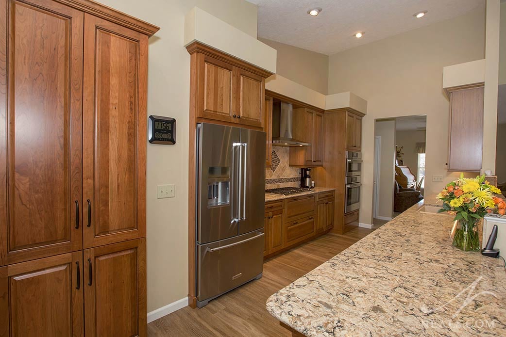 A warranty helps protect the homeowners of this Lebanon kitchen from issues that may show up in their cabinet investment.