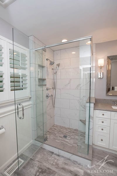 walk-in shower