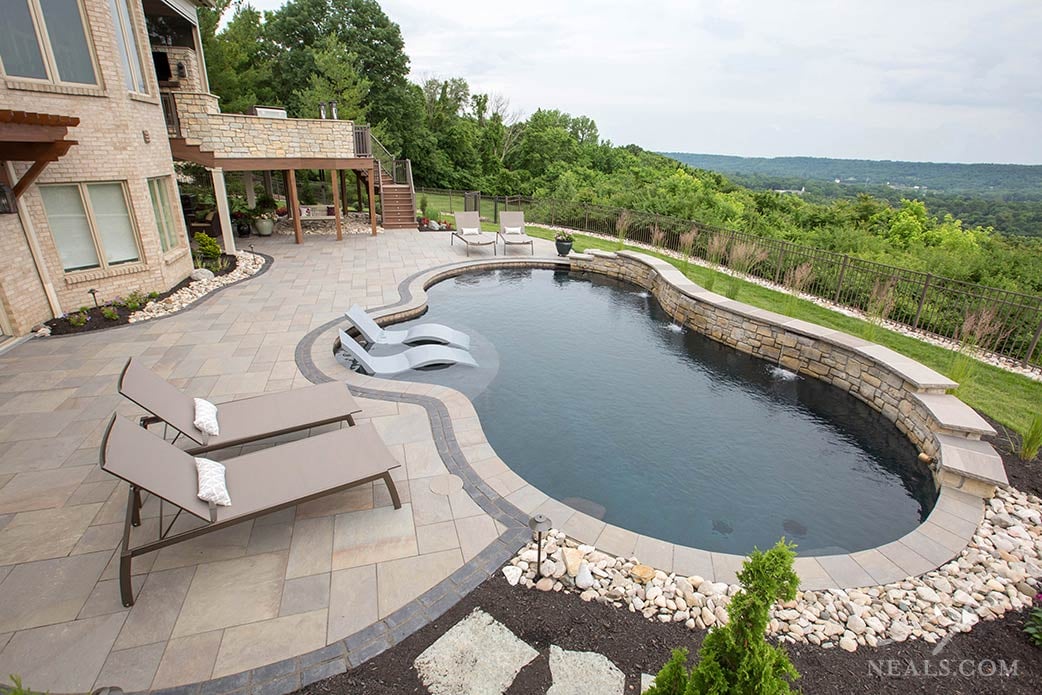 pool and patio