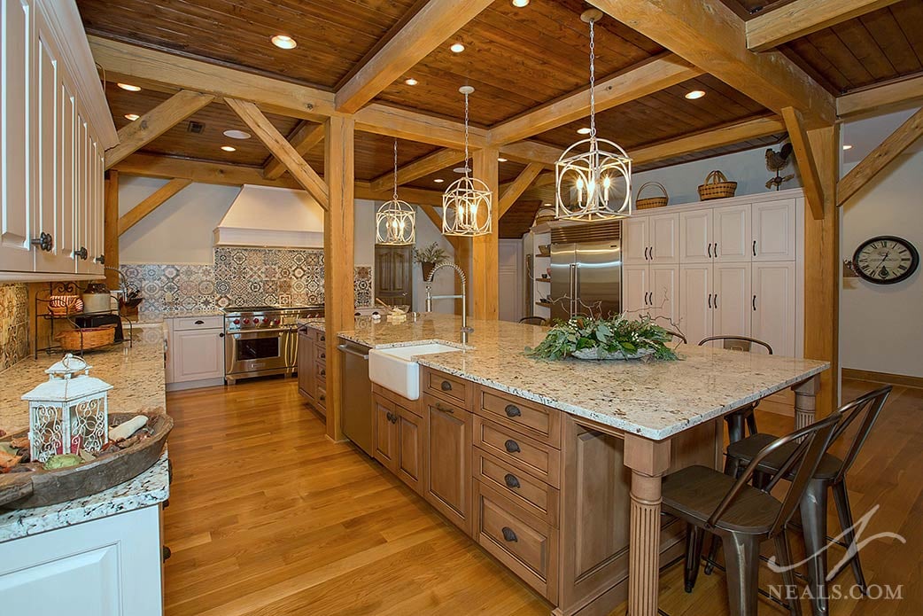 kitchen with extra sink and dishwasher in island