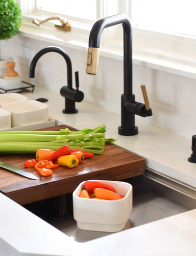 A Kohler Stages sink in this Anderson Township kitchen.