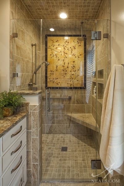 Bathroom Curbless Shower After