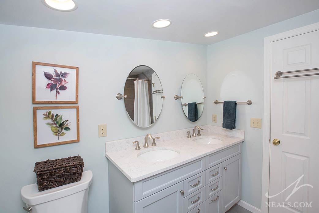 Project Spotlight Master Bath Renovated into Two Baths