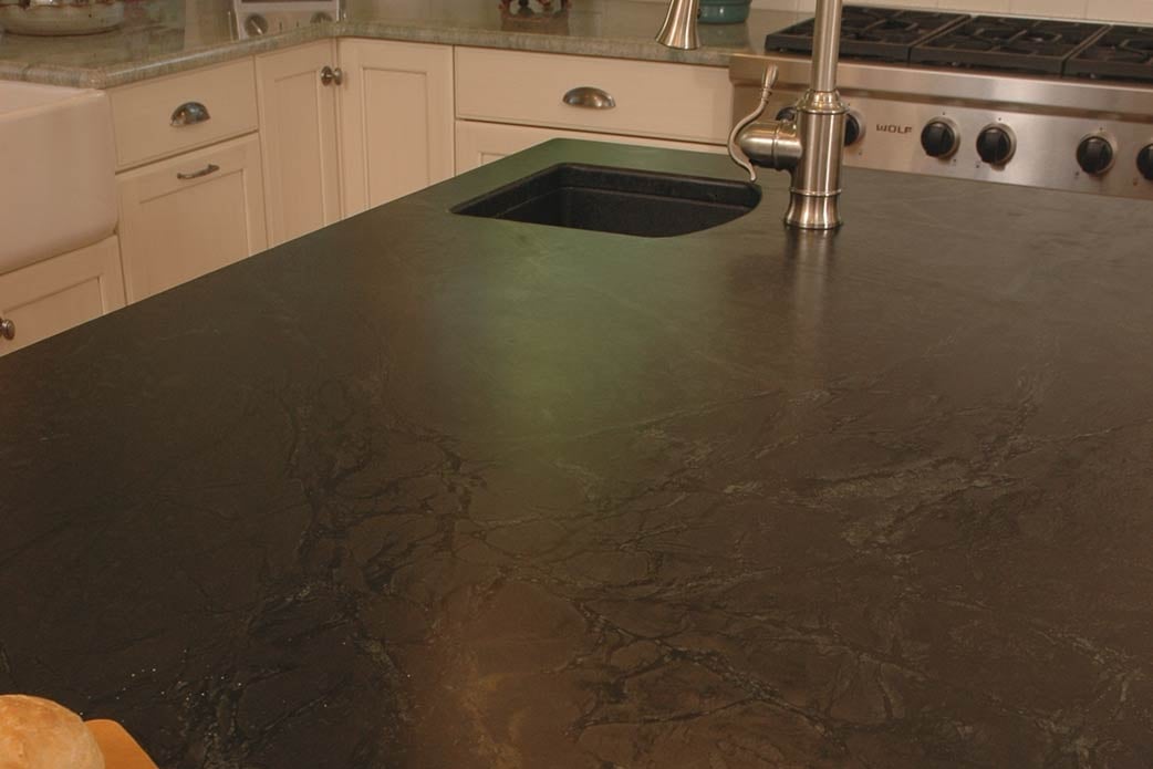 soapstone counter in kitchen